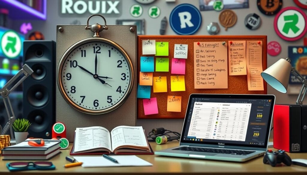 Time management for Robux