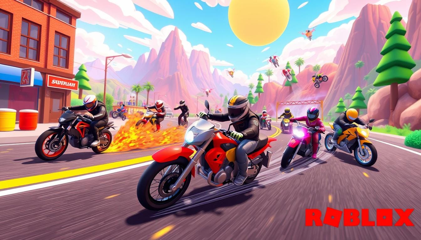 Roblox vehicle games with motorcycles