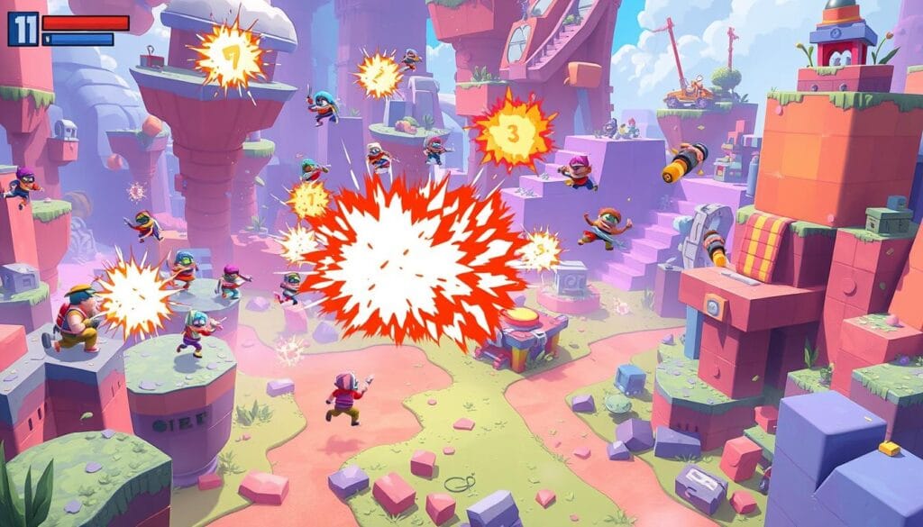 Super Bomb Survival multiplayer gameplay