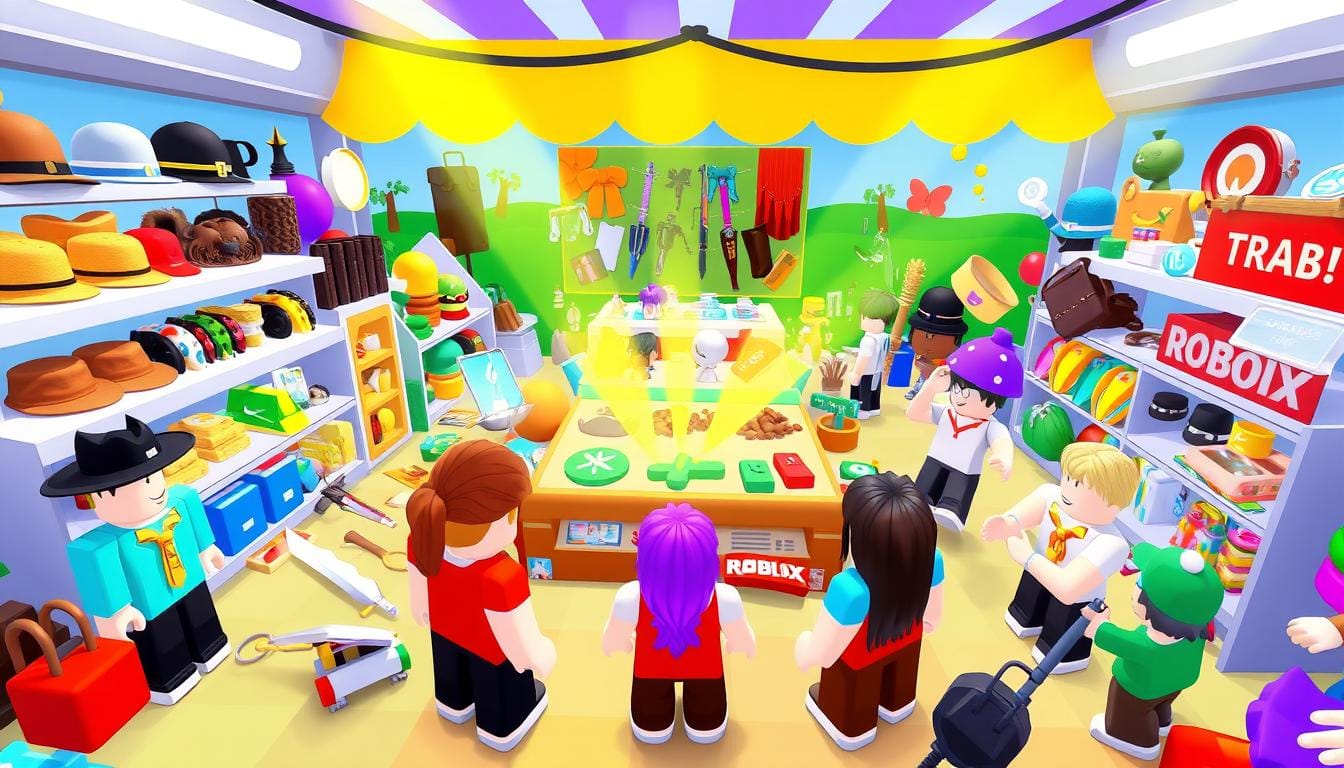 How to trade items in Roblox