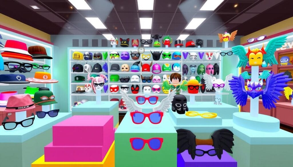 choosing Roblox accessories