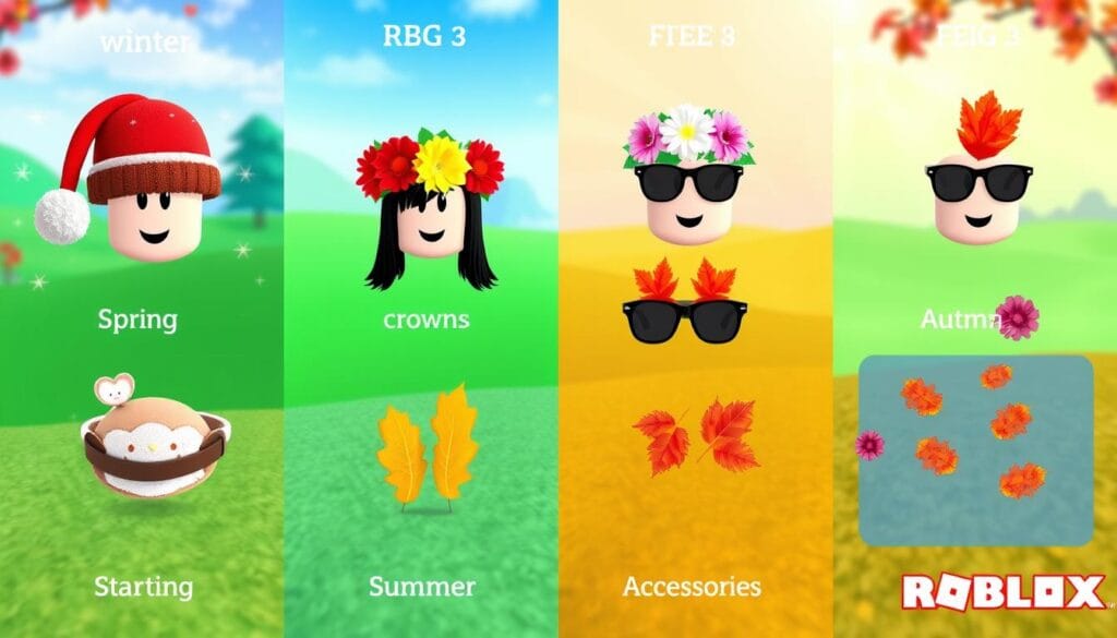 seasonal updates to free items