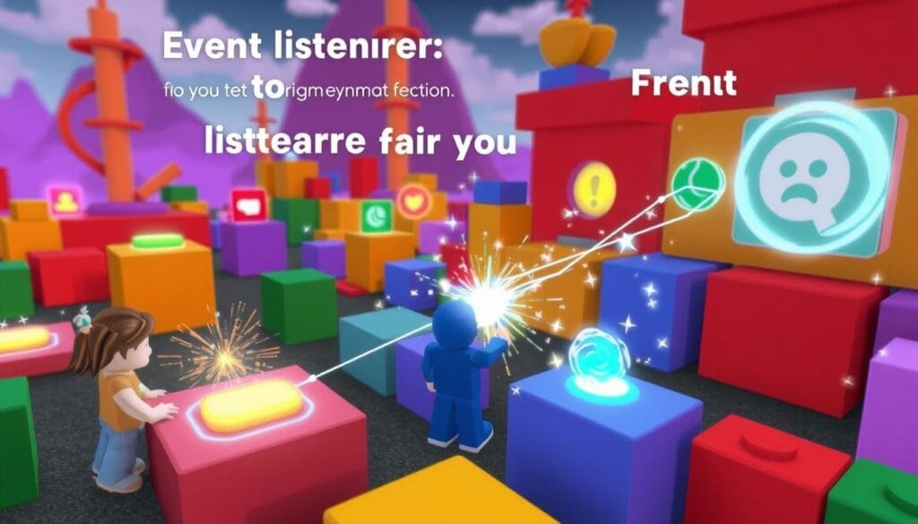using event listeners in Roblox