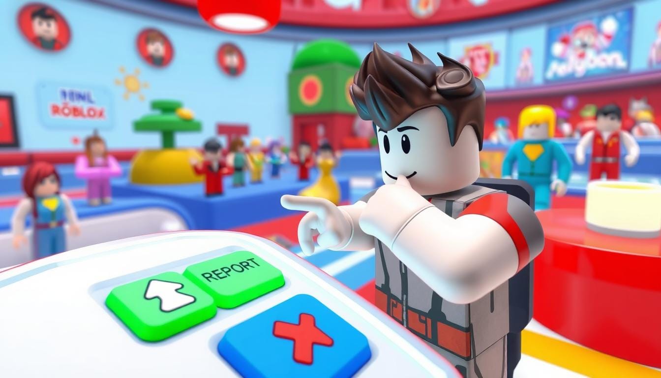 How to report players on Roblox