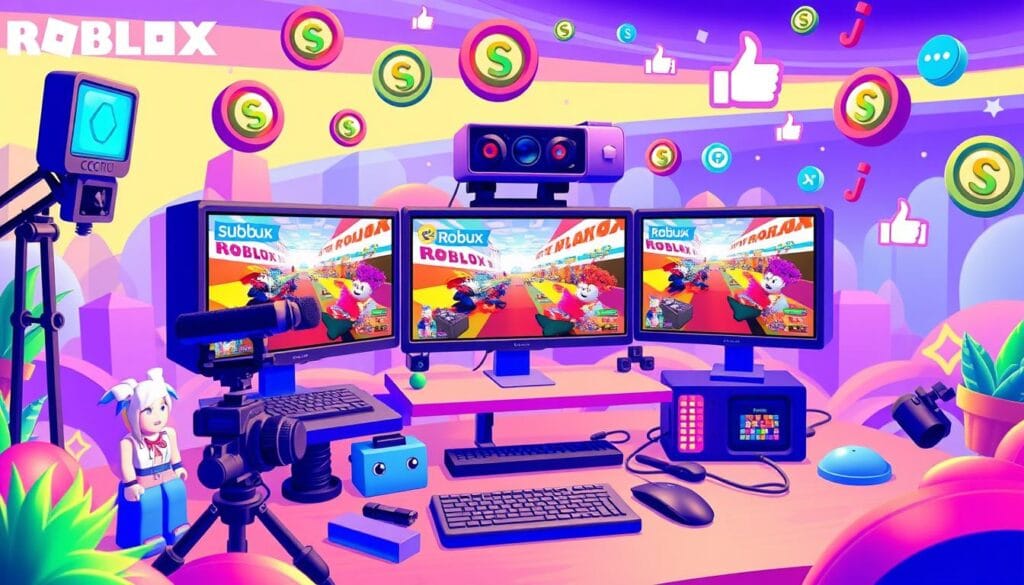 Streaming for Robux and content creation for Robux opportunities