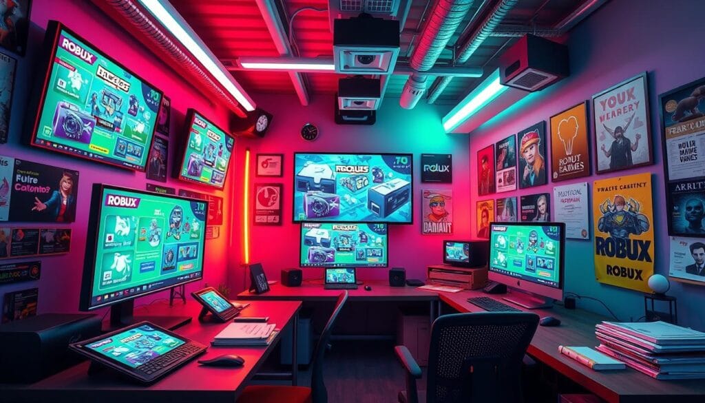 Robux game development